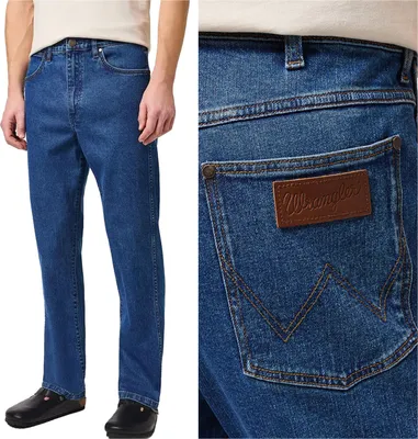 Produktbild von WRANGLER, Herren Jeanshosen, Loose fit, REDDING, W33 L34, Blau, Jeans, baggyjeans, buggy