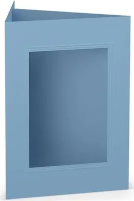 Produktbild von Passepartoutkarte B6 eckig Dunkelblau