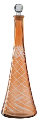 Produktbild von Karaffe aus orangefarbenem Glas
