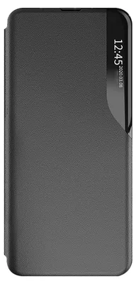 Produktbild von Avizar, Klappetui für Galaxy A27 Zweimaterial-Design mit Standfunktion, Schwarz