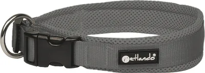 Produktbild von Petlando Mesh Halsband Hundehalsband M anthrazit