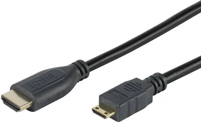 Produktbild von Mini High Speed HDMI® Kabel mit Ethernet 1,5 m grau (45268)