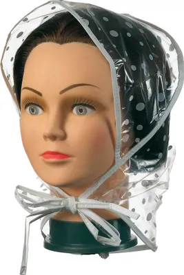 Produktbild von Comair Regenhaube m. Schirm weiss transp. Rainhat white