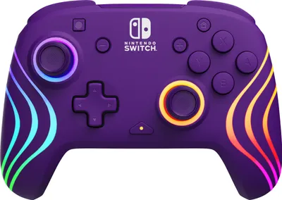 Produktbild von Nintendo Switch Lila Afterglow Wave Wireless Controller