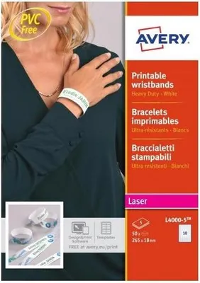 Immagine prodotto di Avery L4000-5 etichetta per stampante Bianco Etichetta per stampante autoadesiva