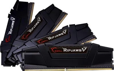 Productafbeelding van G.Skill Ripjaws V F4-3600C18Q-32GVK, 32 GB, 4 x 8 GB, DDR4, 3600 MHz, 288-pin DIMM