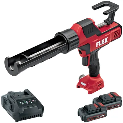 Produktbild von Flex Akku-Kartuschenpresse 18 V CG 310 18 C inkl. 2 Akkus 2,5 Ah + Ladegerät