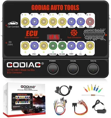 Produktbild von OBDII-Protokoll-Detektor – 16-polige Anschlussbox – 12V – Für Fahrzeugdiagnose und Signalerkennung