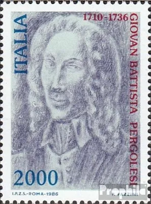 Produktbild von Briefmarken Italien 1986 Mi 1962 (kompl.Ausg.) postfrisch G. B. Pergolesi
