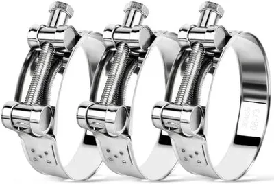 Produktbild von Gelenkbolzenschelle Edelstahl 68-73MM Gelenkbolzen Schelle Schlauchschellen Spannbackenschellen Motorrad Auspuff Schellen Gelenkbolzenschelle Edelstahl 304 (68-73mm)