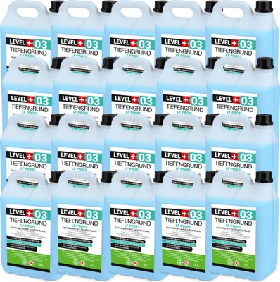 Produktbild von Tiefengrund LF Profi Grundierung 1:1 mit Wasser verdünnbar schnell trockend 100L LEVEL+ RM03