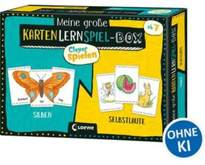 Produktbild von Clever Spielen - Meine große KartenLernSpiel-Box - Silben/Selbstlaute