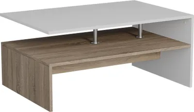 Produktbild von Couchtisch Vicco Amato Weiß/Sonoma 90 x 52.6 cm, Model 57828