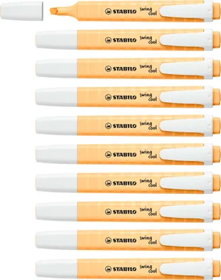 Produktbild von STABILO Textmarker -  swing cool Pastel - 10er Pack - sanftes Orange