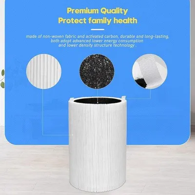 Image de Filtre de rechange pour purificateur d'air, 1 pièce, bleu, pour Pure 411