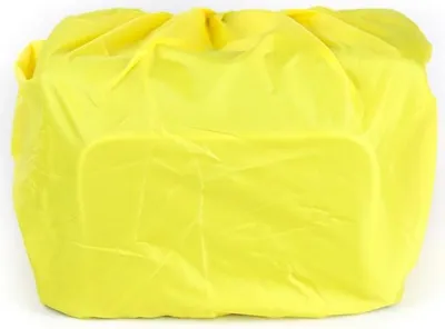 Image de Housse Haberland pour sacoche de guidon, jaune - protection fiable contre la pluie pour 5 à 8 L...
