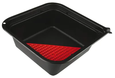 Productafbeelding van Olieopvangbak olie opvangbak - Kunststof - 7 liter - Met rooster