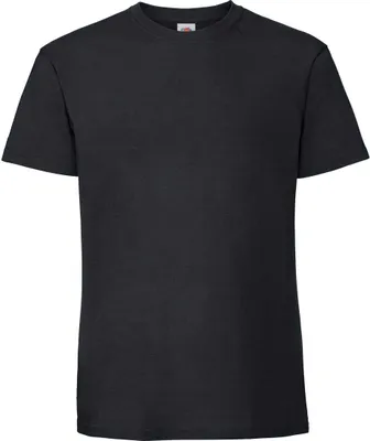 Obrázok produktu pre Pánske tričko Fruit Of The Loom Premium RW5974 (L) (čierne)