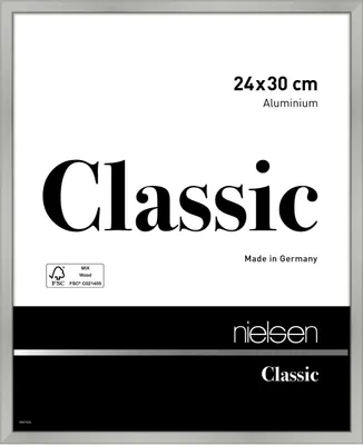 Produktbild von nielsen Aluminium Bilderrahmen Classic, 24x30 cm, Silber Matt