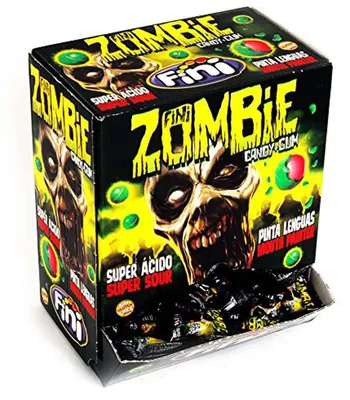 Immagine prodotto di Bubble Gum Boom Zombie gomma da masticare dura caramelle 200 pezzi display