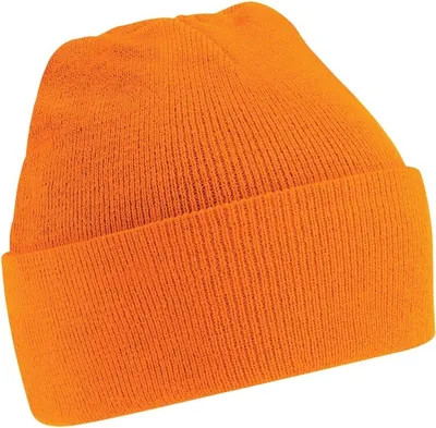 Image de Beechfield Bonnet d'hiver unie pour adulte PC2879 (taille unique) (Orange)