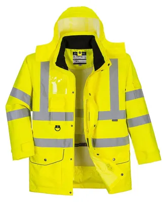 Produktbild von Portwest S427 Warnschutz-Traffic-Jacke 7 in 1 Yellow Gr. XXL