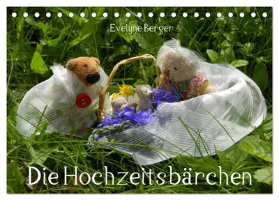Produktbild von Die Hochzeitsbärchen (Tischkalender 2027 DIN A5 quer), CALVENDO Monatskalender