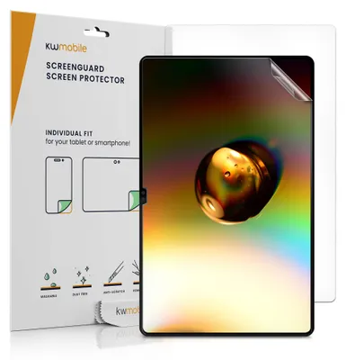 Produktbild von kwmobile 2x Schutzfolie kompatibel mit Samsung Galaxy Tab S8 Ultra / S9 Ultra - Folie klar Full Screen Tablet