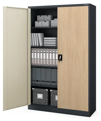 Produktbild von Jan Nowak Aktenschrank Büroschrank Metall, abschließbar, für 60 Ordner