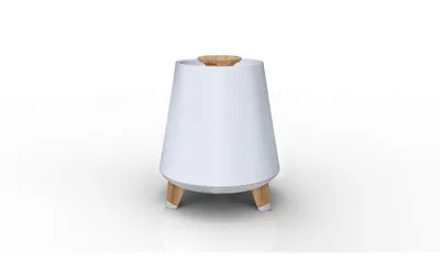 Produktbild von Akai AKBT80, 1.0 Kanäle, 10 W, Verkabelt & Kabellos, Tragbarer Mono-Lautsprecher, Weiß, Holz, Android, iOS