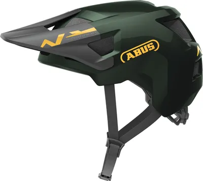 Produktbild von ABUS MTB-Helm YouDrop - Fahrradhelm für Kinder und Jugendliche - für den Alltag oder Touren im Gelände - mit Platz für einen Zopf - Grün, Größe S (48-55 cm)