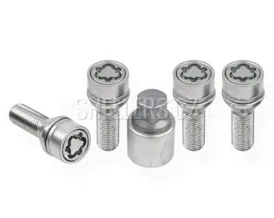 Obrázok produktu pre Bezpečnostné poistné skrutky M14x1,5x34 kužeľové otočné, kľúč 17, SICUSTAR VN434BIM, VOLVO