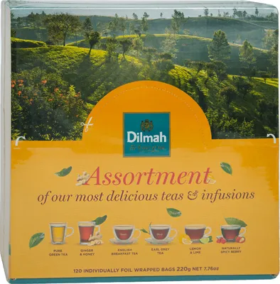 Zdjęcie produktu dla Dilmah Zestaw Herbat Różne Rodzaje 120 kopert