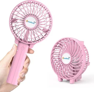 Image de Mini ventilateur portable, pliable, de voyage, noir, rechargeable