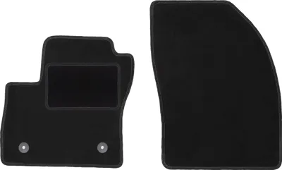 Immagine prodotto di Wielganizator tappetini auto velours anteriori adatto per Ford C-MAX MK2 (2011-2015, minivan) neri, set 2 pz, con fissaggi