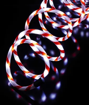 Produktbild von HI Lichtschlauch Zuckerstange mit 120 LEDs 6 m