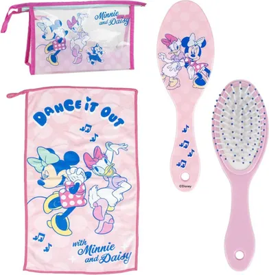 Zdjęcie produktu dla Kosmetyczka dla dzieci z Myszką Minnie Disney i akcesoriami podróżnymi