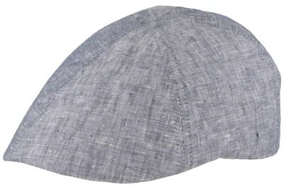 Imagen del producto de Gorra de lino para verano, con visera flexible, de la marca Hut-Breiter, color azul, talla XXL