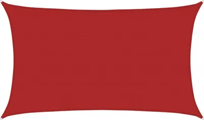 Produktbild von Sonnensegel 160 g/m² Rot 5x8 m HDPE