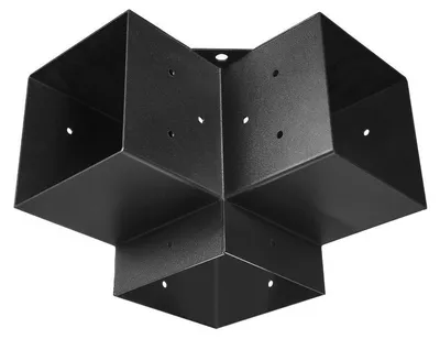 Image de Kit de support pour pergola, en acier au carbone, ensemble de 8 pièces, couleur vert armée