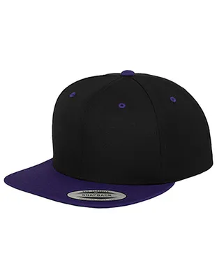 Produktbild von FLEXFIT 6089MT | Classic Snapback 2-Tone Cap - Farbe: Black/Purple - Größe: One Size