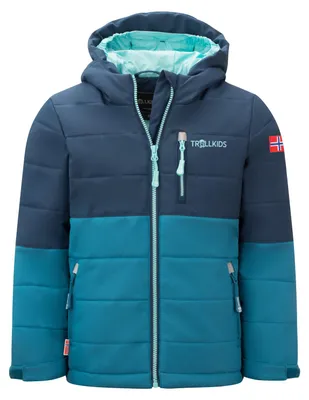 Produktbild von Trollkids 513-104 Kinder-Jacke in Blau – wasserdicht