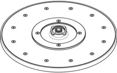 Produktbild von AXOR 93451000 Kopfbrause 300 1jet Axor chrom