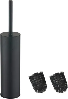 Produktbild von Toiletständer aus Edelstahl - schwarz - moderner Design