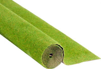 Produktbild von NOCH Grasmatte „Frühlingswiese“, mit Grün-Farbton, Modellbau-Zubehör für Spurweiten H0, TT, N, Z