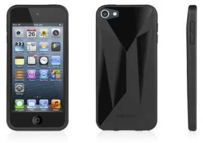 Produktbild von Macally FlexFit, Cover, Apple, Apple iPod touch 5, Schwarz