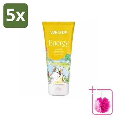 Produktbild von 5 x Weleda Aroma Shower Energy Duschegel - 200 ml - Sparpackung - 5 Stücke