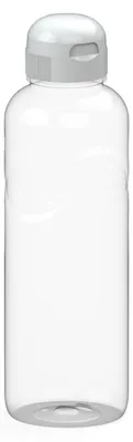 Produktbild von Trinkflasche Carve 'Sports' 1 L - robuste Tritan Wasserflasche für Schule, Sport und aktive Freizeit - Transparent