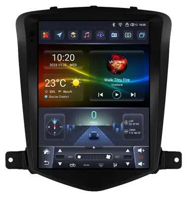 Zdjęcie produktu dla Odtwarzacz multimedialny, dotykowy interfejs, kompatybilny z Chevrolet Cruze J300 (2008-2012), obsługuje wiele formatów multimedialnych, S4-4G, 8-rdzeniowy procesor, 4G, 32 GB pamięci