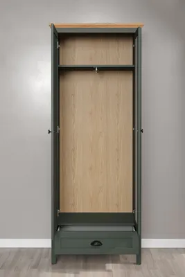 Produktbild von trendteam 5-teiliges Garderobenset Stanton Tannengrün B/H/T ca. 261/198/39 cm